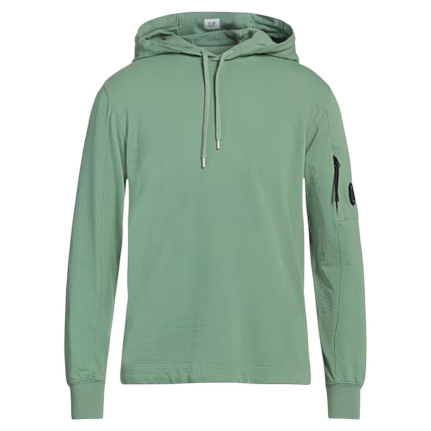 C.P. Company Diagonal Raised Fleece Green Bay Hoodie