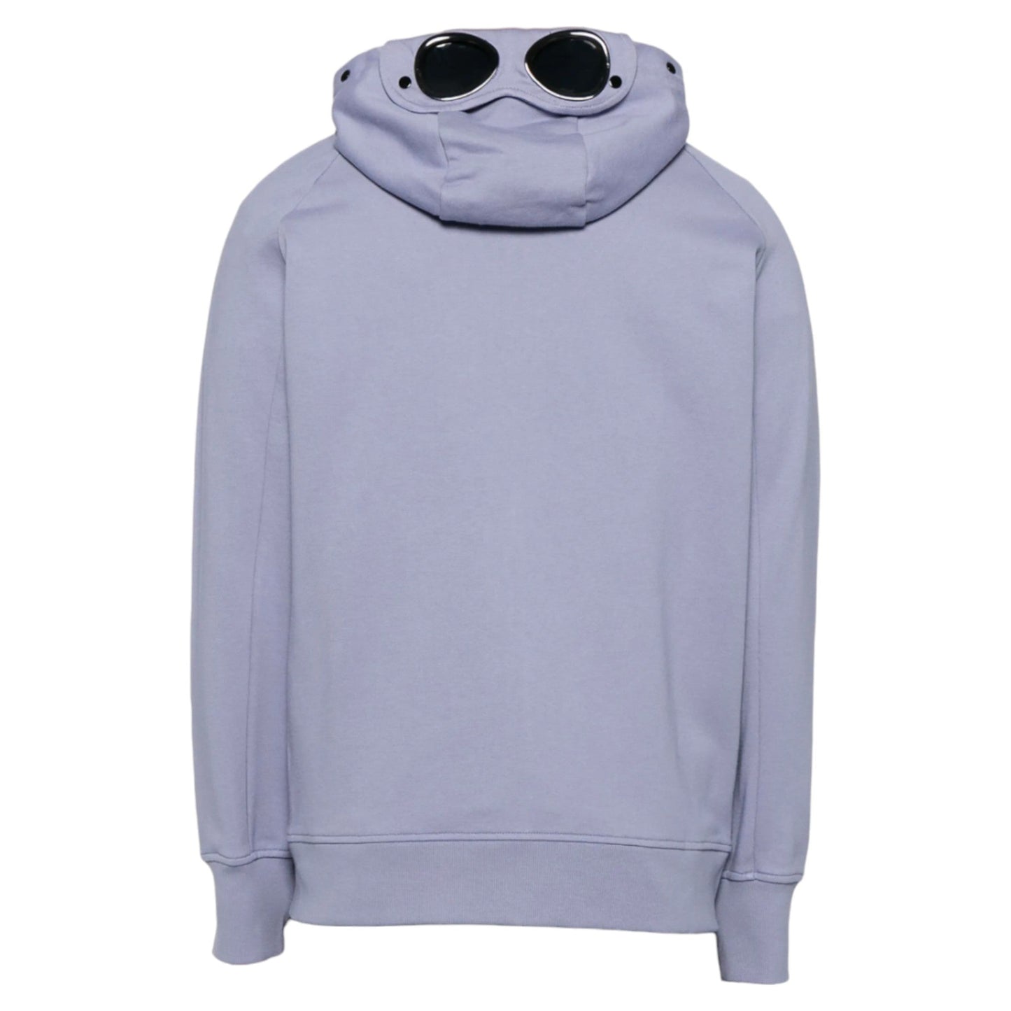 C.P. Company Diagonal Rasied Fleece Zip Up Goggle Cosmic Lilac Hoodie