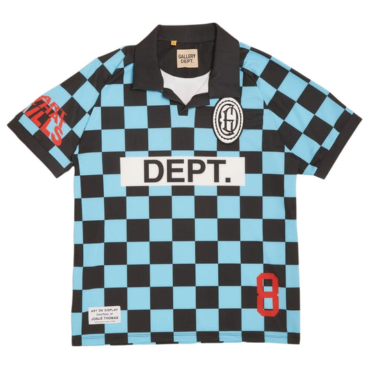 Gallery Dept Alvarado Soccer Jersey Multi Check T-shirt