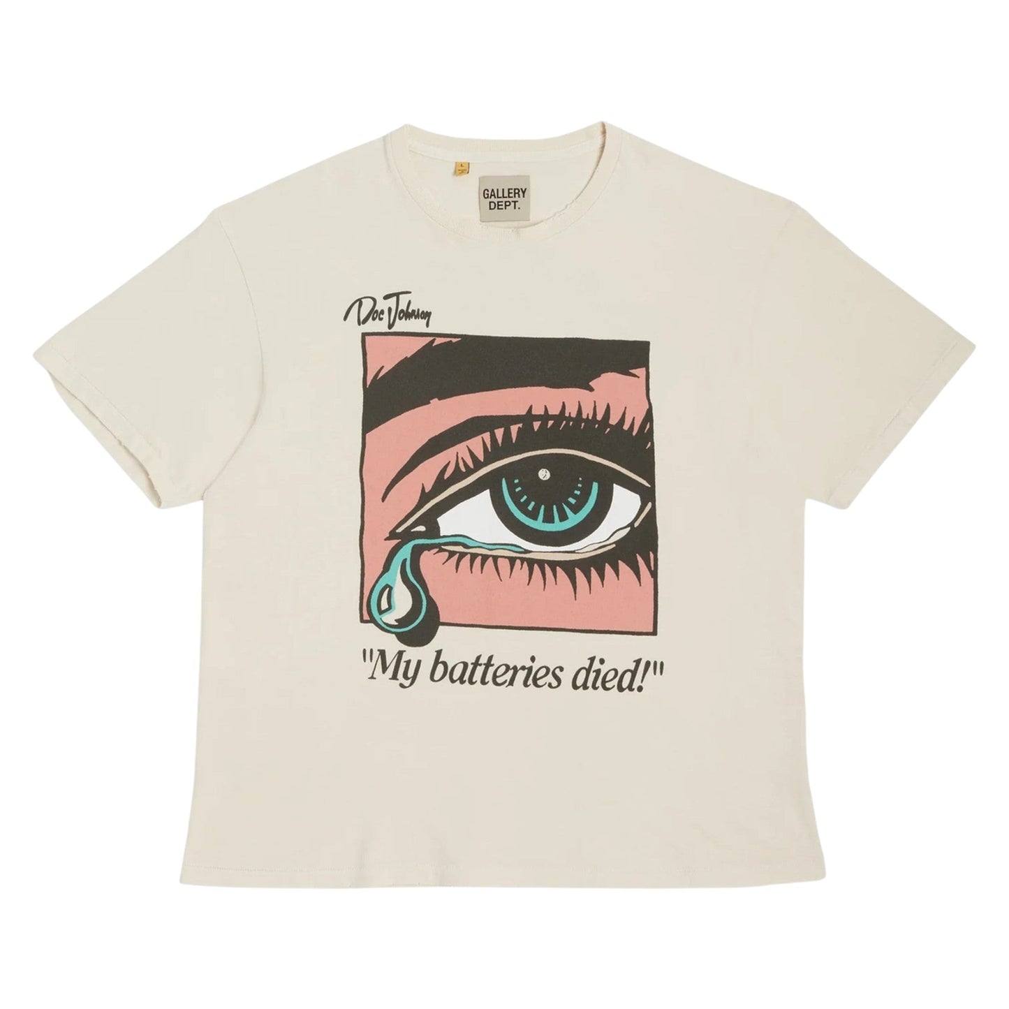 Gallery Dept 	 Dead Batteries Antique White T-shirt