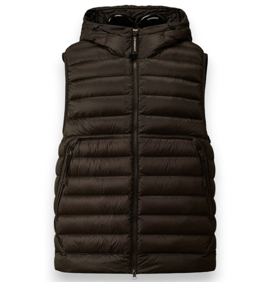 C.P Company, D.D. Shell Goggle Down Gilet in Black