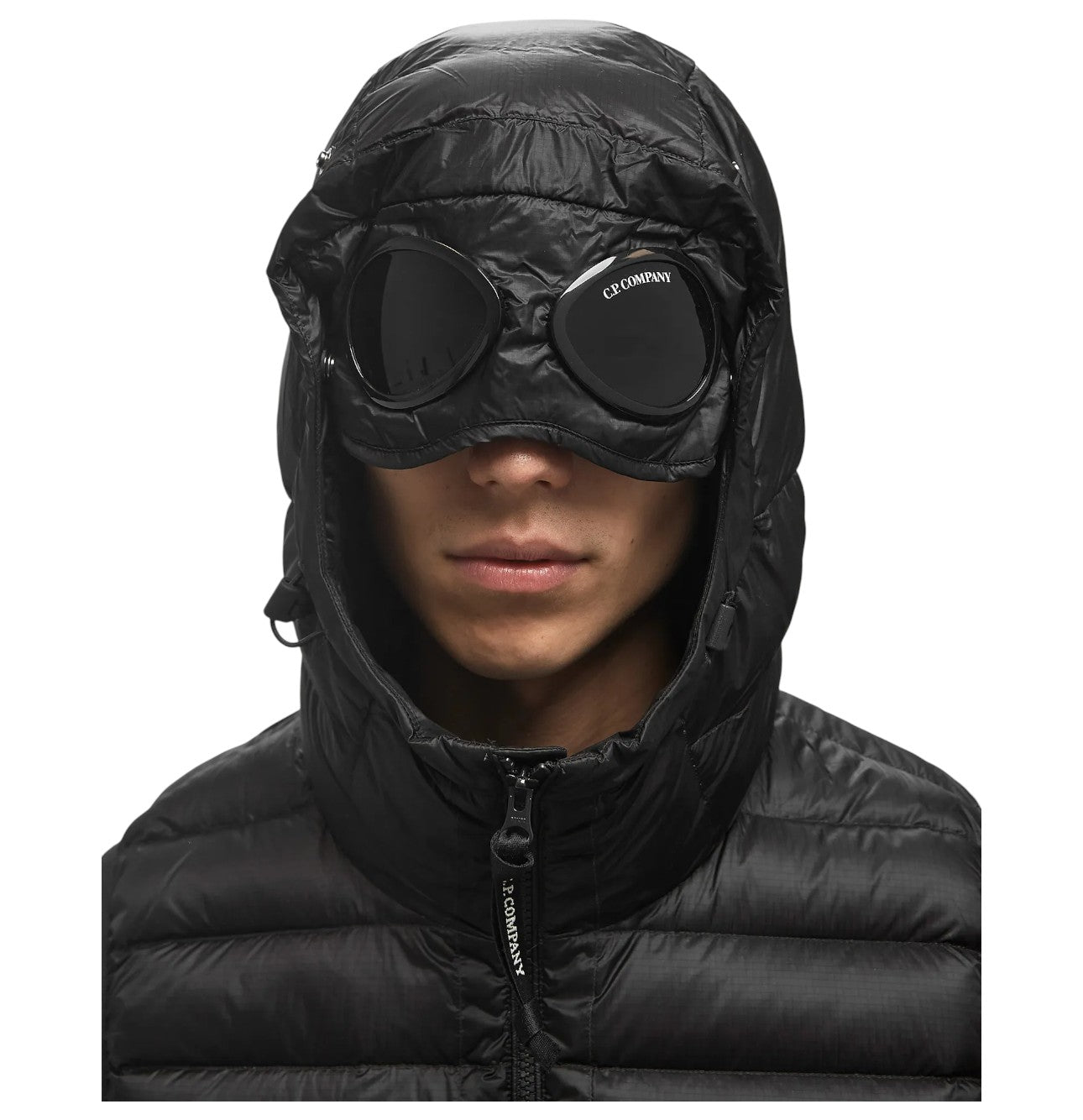 C.P Company, D.D. Shell Goggle Down Gilet in Black
