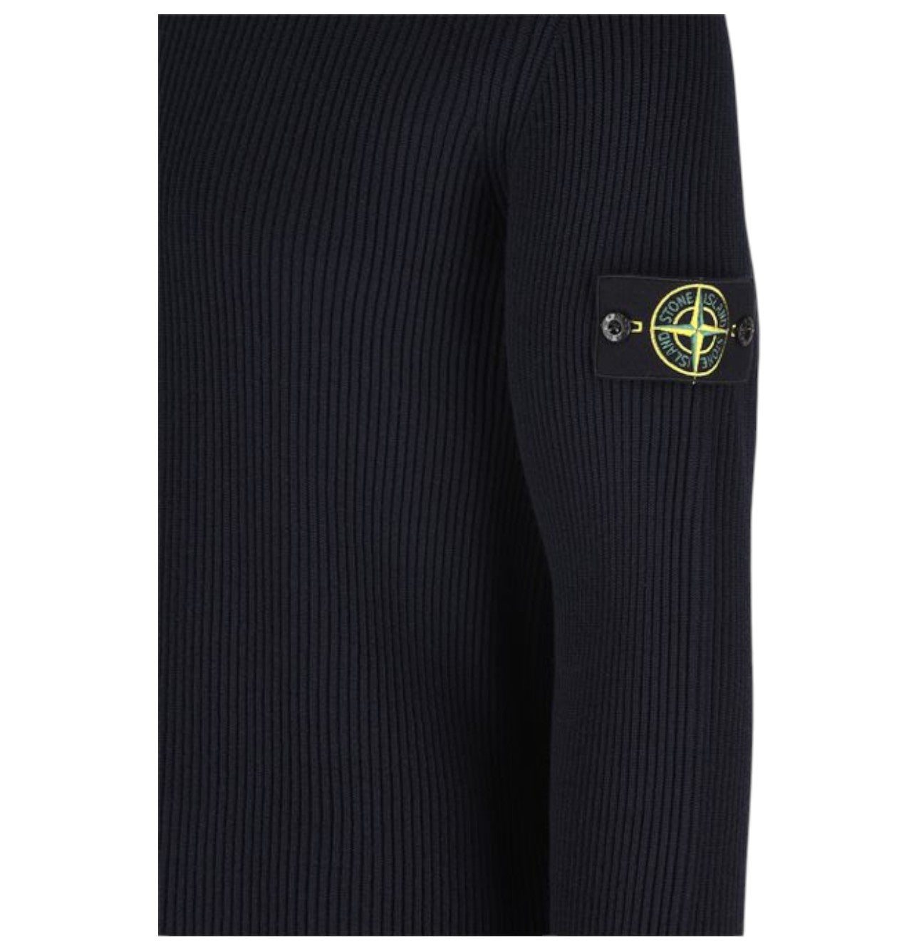 Stone Island, Full Rib RWS Wool Crewneck Jumper – Navy Blue