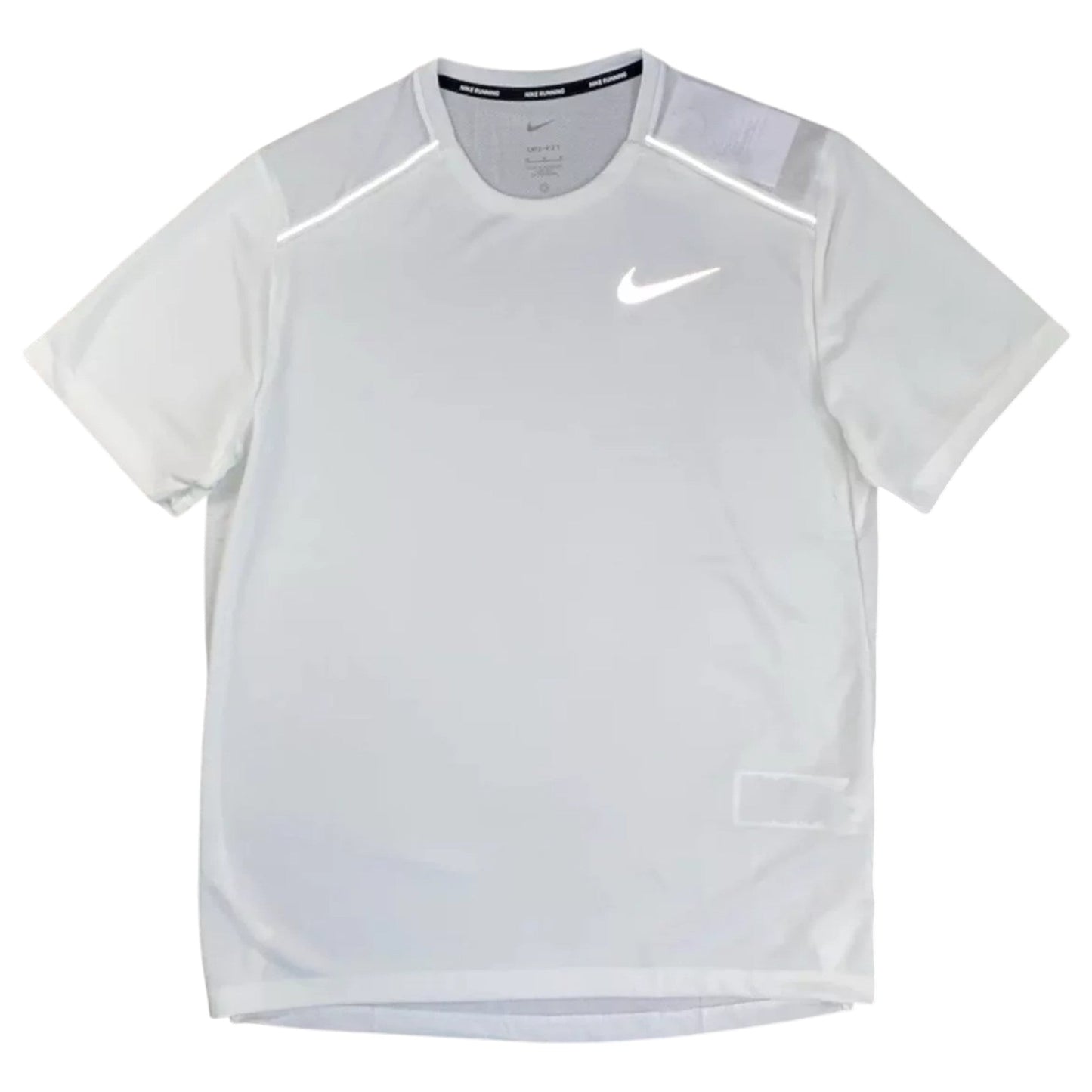 Nike Miler Short Sleeve White T-shirt