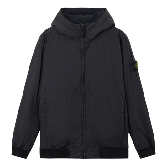 Stone Island Black Crinkle Reps NY Black Jacket